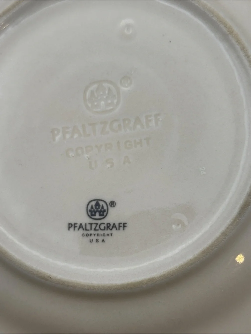 Pfaltzgraff “Garden Party “ salad,dessert, bread plates set of 4